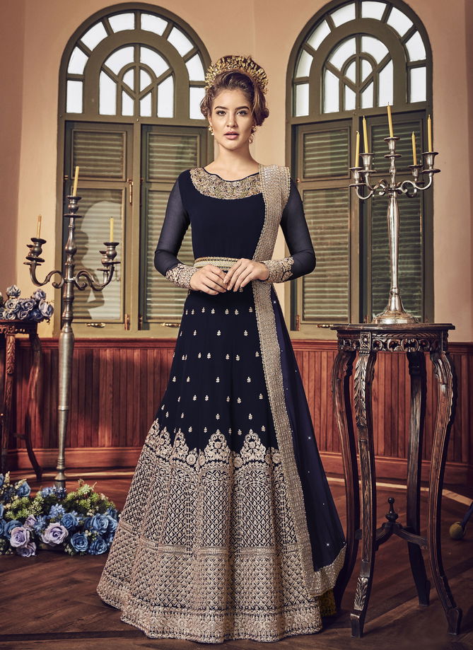 Swagat Violet Snow White Vol-8 Series 5801-A To D Wedding Anarkali Plus Size Salwar Suits Wholesale Online